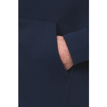 FC Barcelona pánska mikina s kapucňou Club Zip obsidian