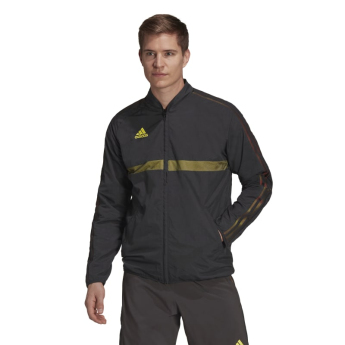 Lionel Messi pánska bunda s kapucňou MESSI Woven black