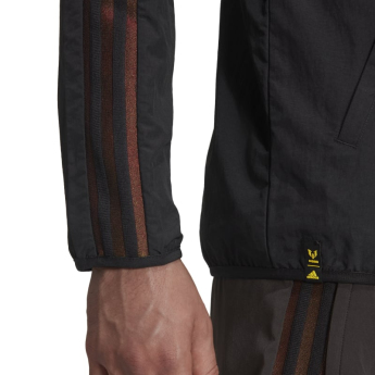 Lionel Messi pánska bunda s kapucňou MESSI Woven black