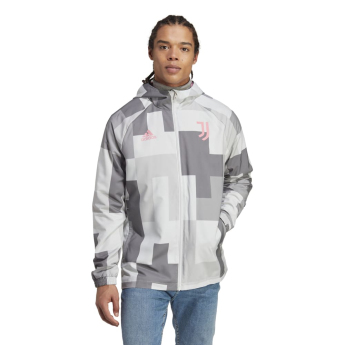 Juventus Torino pánska bunda s kapucňou Windbreaker Graphic