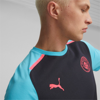 Manchester City pánske tričko Casuals navy