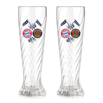 Bayern Mníchov poháre 2pack Weissbierglas