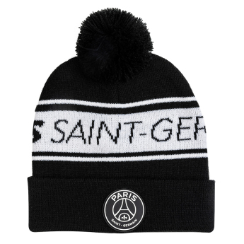 Paris Saint Germain detská zimná čiapka Pompon black
