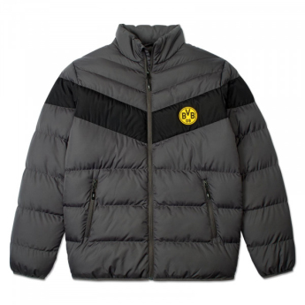 Borussia Dortmund pánska zimná bunda Padded grey