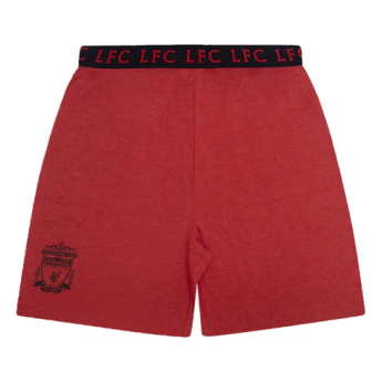 FC Liverpool pánske pyžamo Short Red Marl