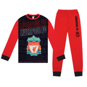FC Liverpool detské pyžamo Long Text