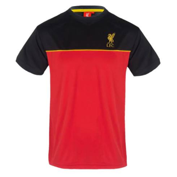 FC Liverpool pánske tričko Poly RedBlack
