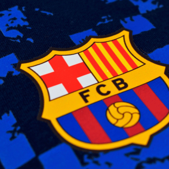FC Barcelona pánske tričko Logos navy