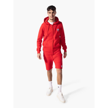 Bayern Mníchov pánska mikina s kapucňou Hooded Zip red