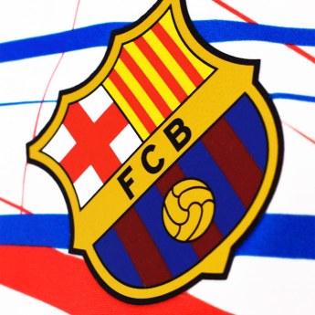 FC Barcelona detský futbalový dres Lined white