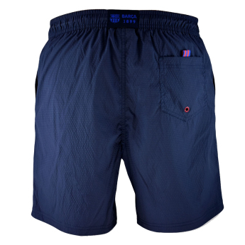 FC Barcelona pánske plavky Gofre navy