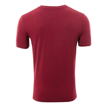 Bayern Leverkusen pánske tričko Logo burgundy