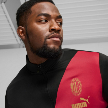 AC Milano pánska futbalová bunda Track Culture black