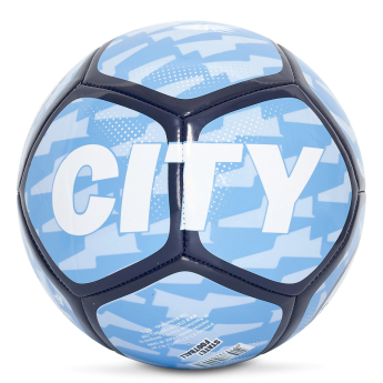 Manchester City futbalová lopta logo
