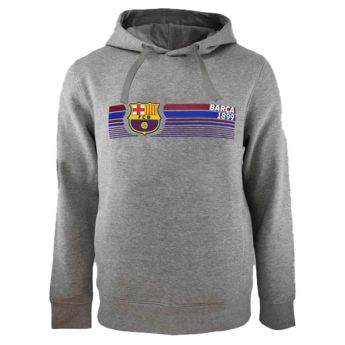 FC Barcelona pánska mikina s kapucňou Fast Grey