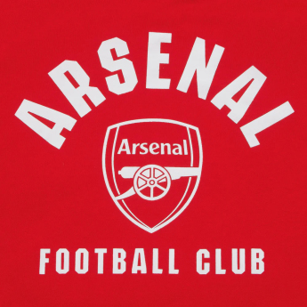 FC Arsenal pánska mikina s kapucňou Round red