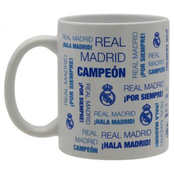 Real Madrid hrnček Text