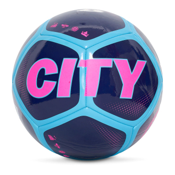 Manchester City futbalová lopta Logo Away