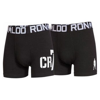 Cristiano Ronaldo detské boxerky 2pack CR7 fullblack