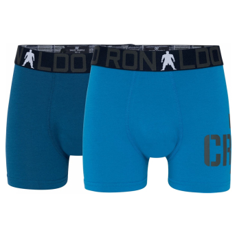 Cristiano Ronaldo detské boxerky 2pack CR7 Bamboo blue