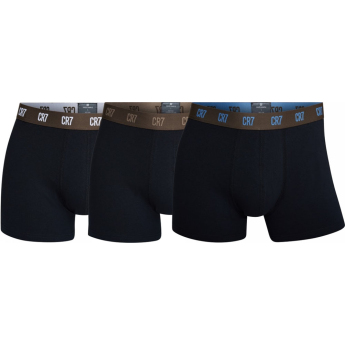 Cristiano Ronaldo pánske boxerky 3pack CR7 Basic black mix