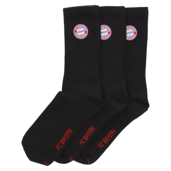 Bayern Mníchov ponožky 3 pack black