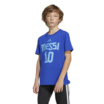 Lionel Messi detské tričko MESSI Name and number blue