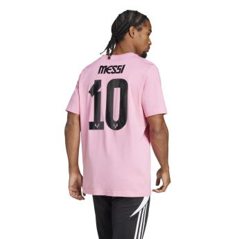 Lionel Messi pánske tričko MESSI Name and number pink