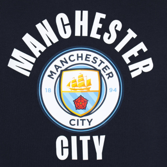 Manchester City detská mikina s kapucňou Hoody navy