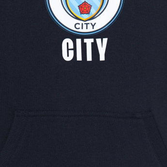 Manchester City detská mikina s kapucňou Hoody navy