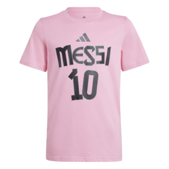 Lionel Messi detské tričko MESSI Name and number pink