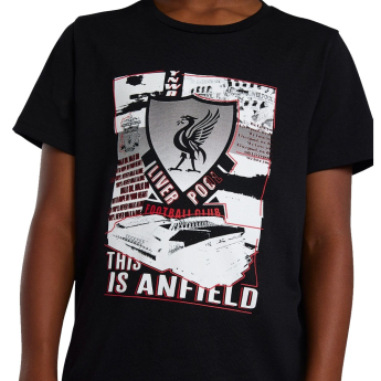 FC Liverpool detské tričko Anfield black