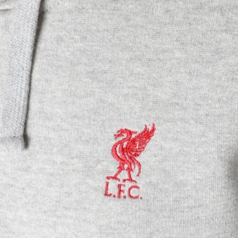 FC Liverpool detská mikina s kapucňou Zip grey