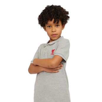 FC Liverpool detské polo tričko grey