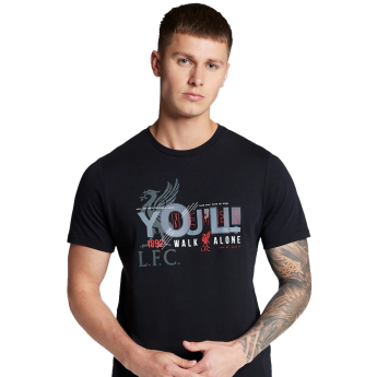 FC Liverpool pánske tričko YNWA Line black