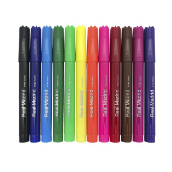 Real Madrid farebné fixky Felt 12 pcs