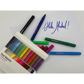 Real Madrid farebné fixky Felt 12 pcs