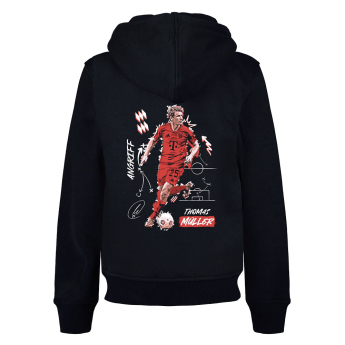 Bayern Mníchov detská mikina s kapucňou Müller black