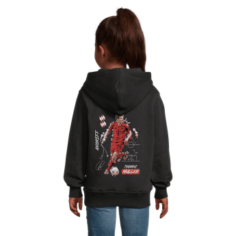 Bayern Mníchov detská mikina s kapucňou Müller black