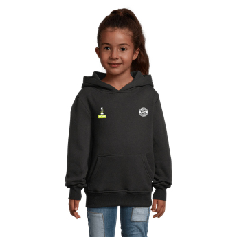 Bayern Mníchov detská mikina s kapucňou Neuer black