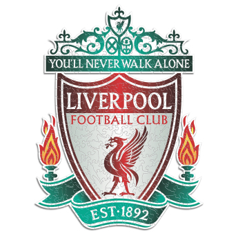 FC Liverpool drevené puzzle Crest 150 ks