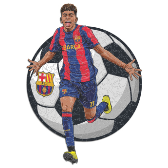 FC Barcelona drevené puzzle Yamal 150 pcs