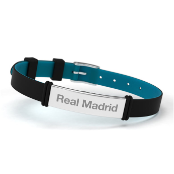 Real Madrid silikónový náramok fashion black