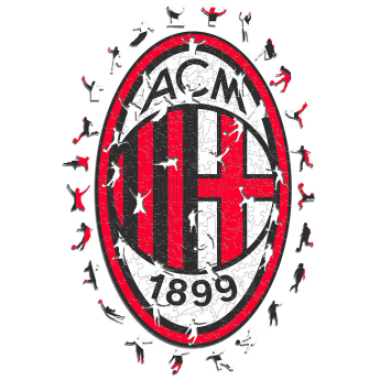 AC Milano drevené puzzle Crest 150 pcs