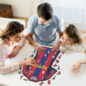 FC Barcelona drevené puzzle Jersey 500 pcs