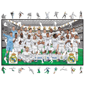 Real Madrid drevené puzzle Team 500 pcs