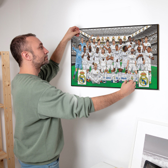 Real Madrid drevené puzzle Team 500 pcs