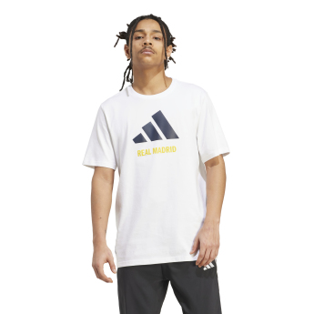 Real Madrid pánske tričko Seasonal Graphic white
