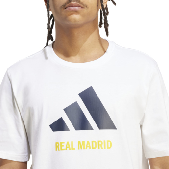 Real Madrid pánske tričko Seasonal Graphic white