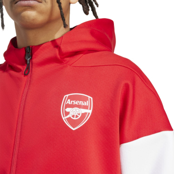 FC Arsenal pánska bunda s kapucňou Z.N.E. red